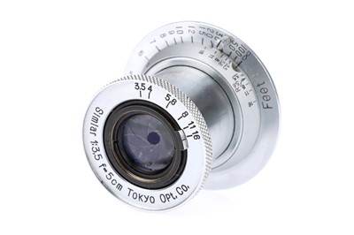 Lot 123 - A Tokyo Optical Co. Simlar f/3.5 50mm Lens