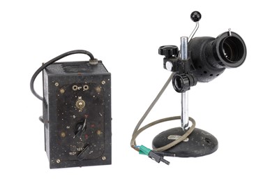 Lot 716 - A BBT Krauss Microscope Lamp & Transformer