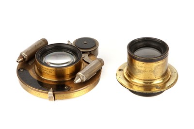 Lot 1376 - Two Brass Bound Lenses