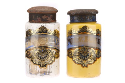 Lot 40 - A Pair of Victorian Apothecary Speci Jars