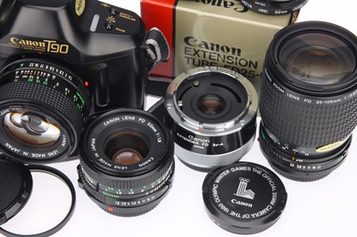 Lot 273 - A Canon T90 SLR Camera