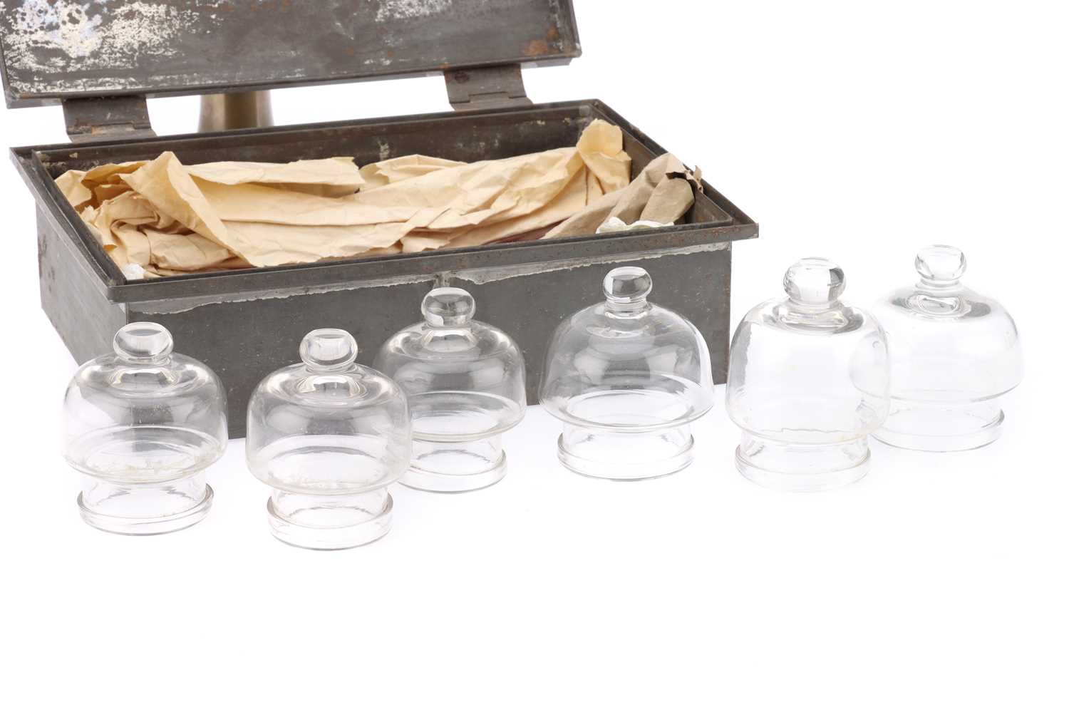 Lot 744 - A Set of 6 French Cupping Glasses