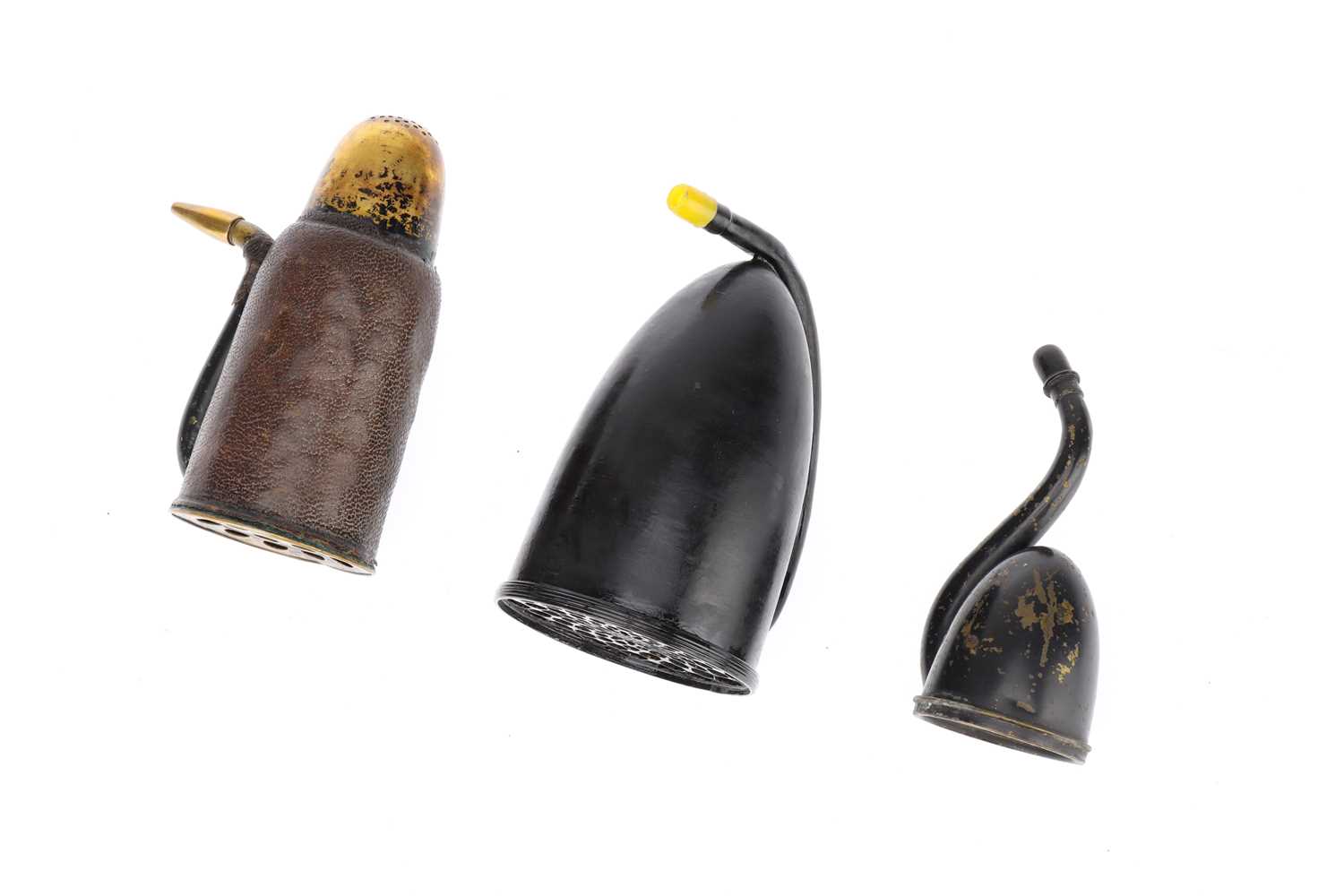 Lot 130 - Three Dome-Type Ear Trumpets