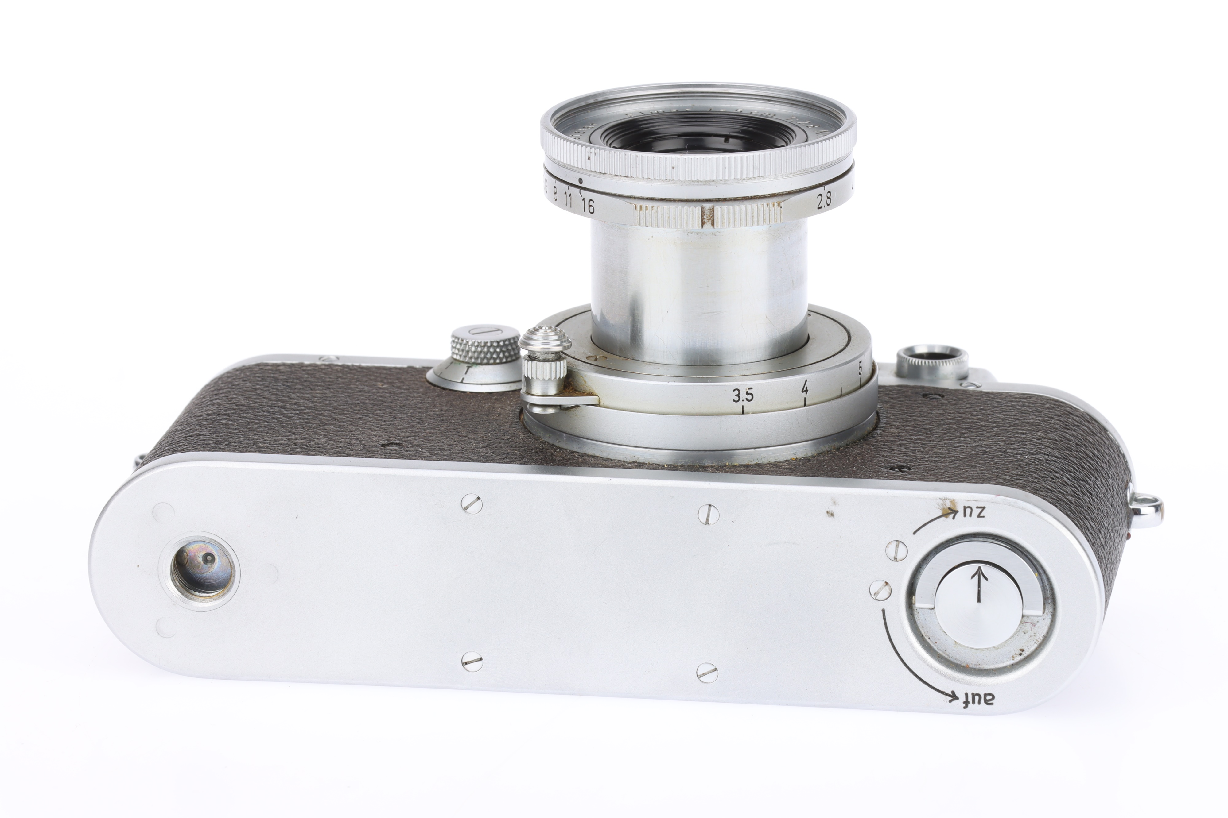 Lot 55 - A Leica IIIa Rangefinder Camera,