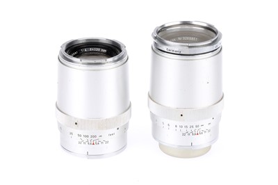 Lot 516 - Two Carl Zeiss f/4 135mm Lenses for Contarex