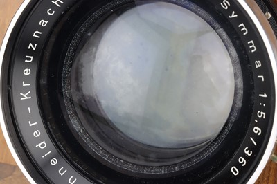 Lot 390 - Two Schneider-Kreuznach Symmar Camera Lenses