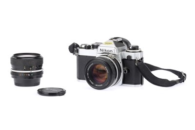 Lot 144 - A Nikon FE 35mm SLR Camera