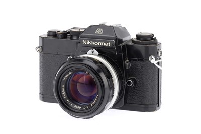 Lot 140 - A Nikon Nikkormat EL 35mm SLR Camera