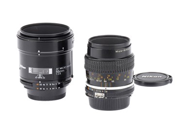 Lot 142 - Two Micro-Nikkor Nikon Macro Lenses