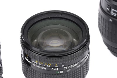 Lot 139 - A Large Selection of Nikon Lenses