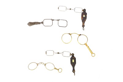 Lot 4 - Spectacles - Five  Lorgnettes