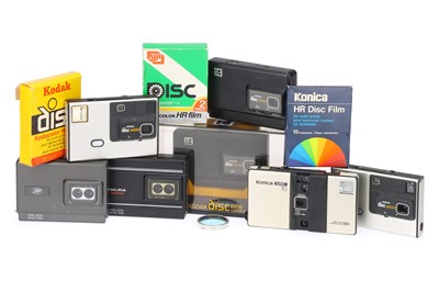 Lot 409 - A Selection of Kodak Disk Cameras & Film