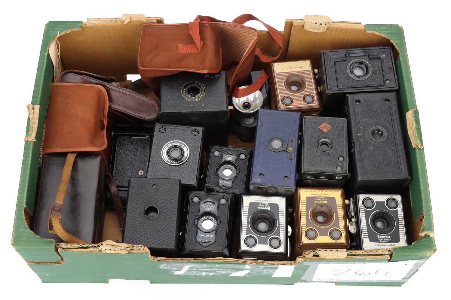 Lot 377 - A Mixed Selection of Box Type Cameras,