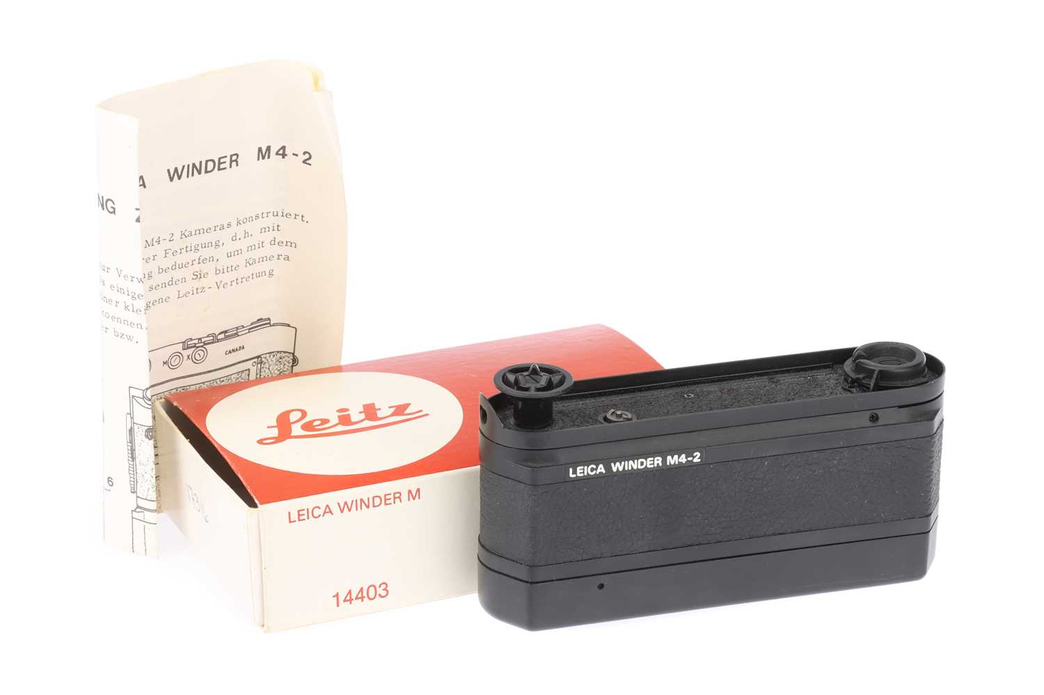 Lot 10 - A Leitz Canada Leica Winder M4-2