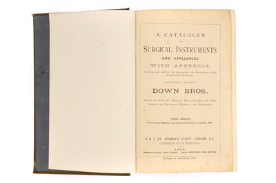 Lot 362 - Surgery - Catalogue of Surgical Instruments, Down Bros