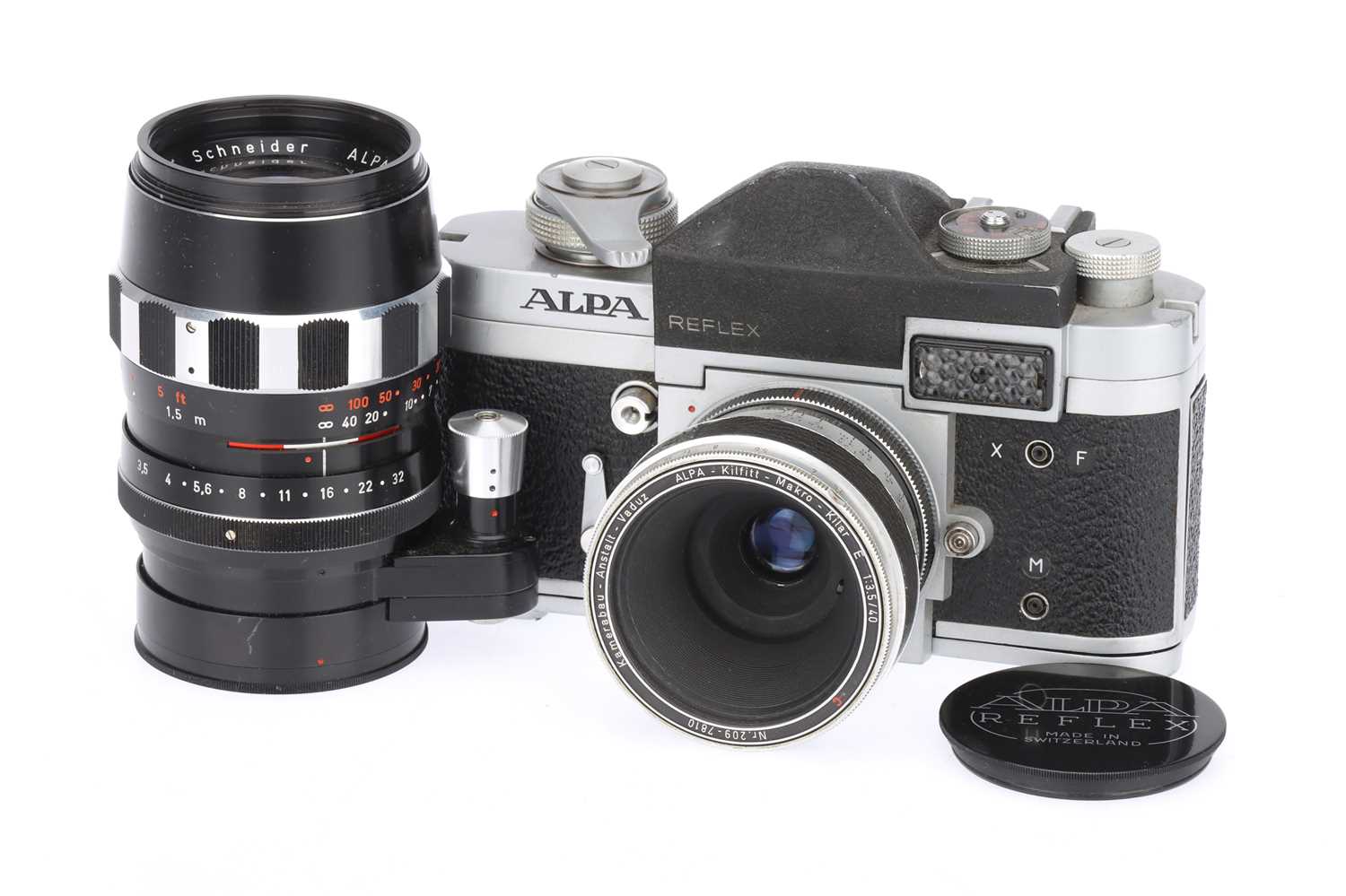 Lot 249 - A Pignons Alpa Mod. 6c SLR Camera Outfit