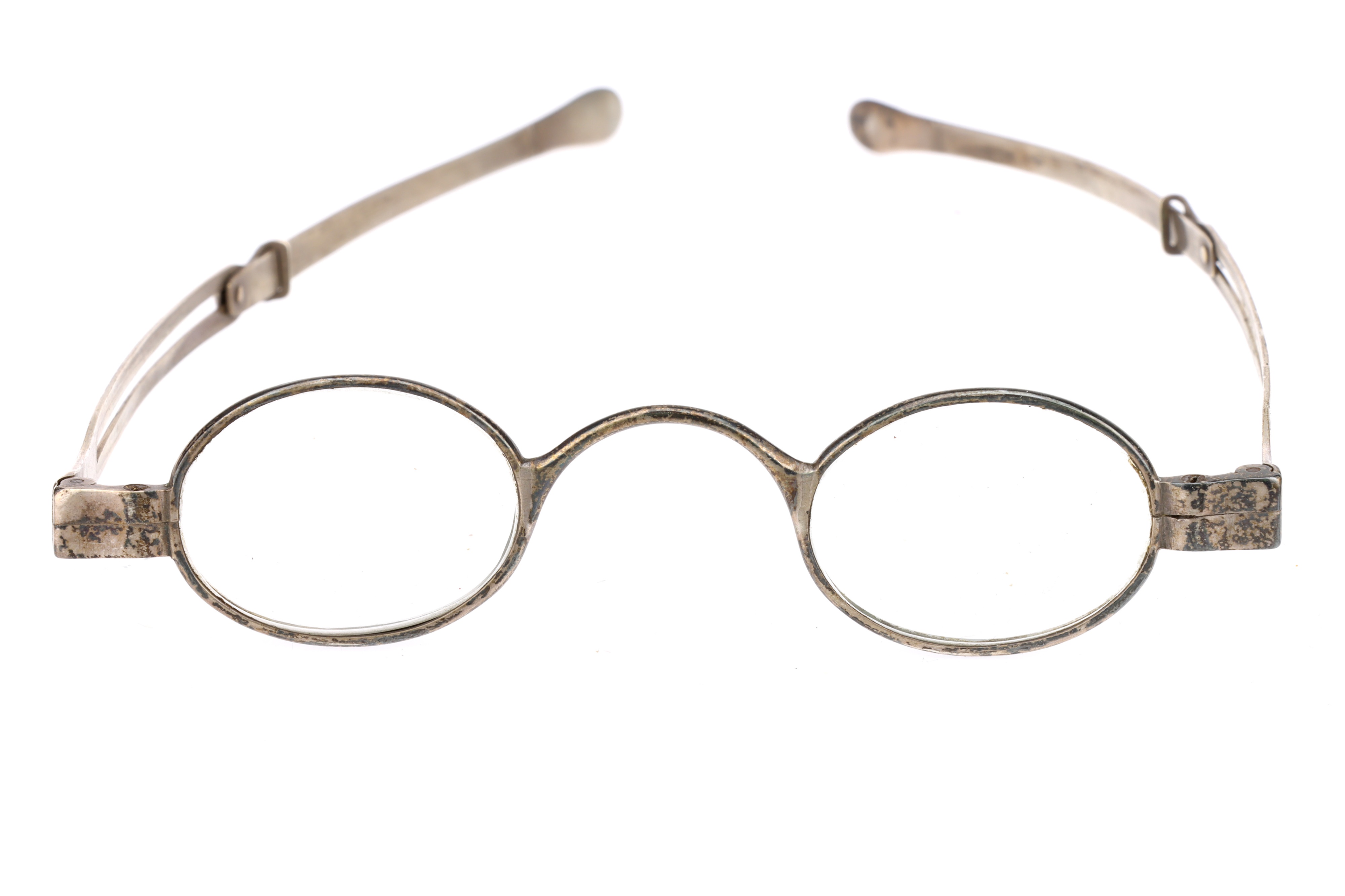 Lot 17 Two pairs of Silver Spectacles,