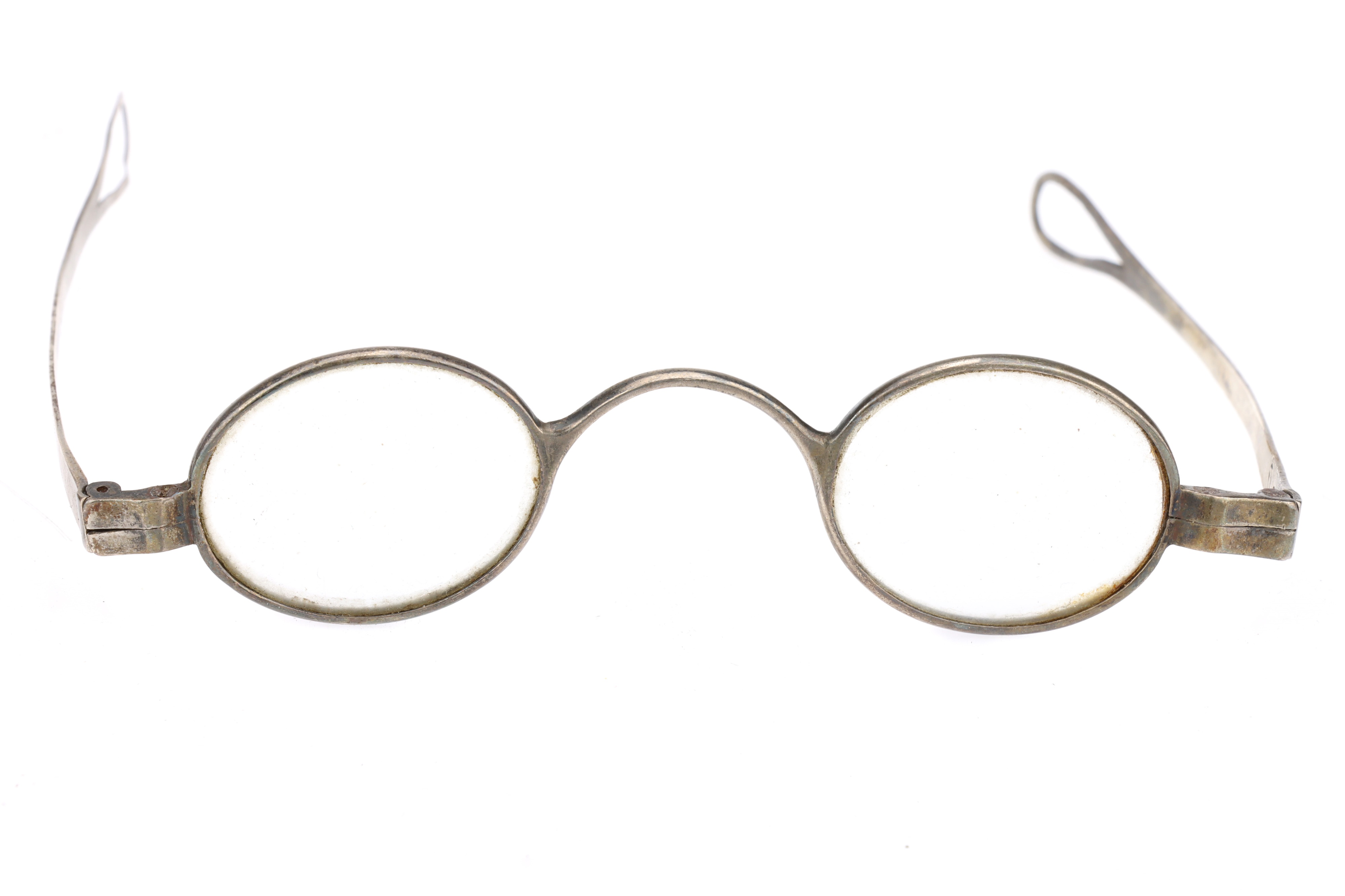 Lot 17 Two pairs of Silver Spectacles,