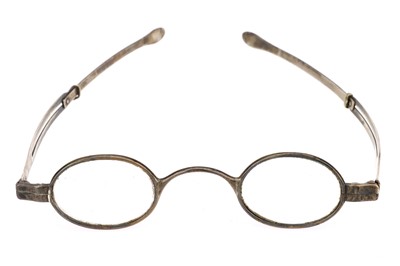 Lot 18 - Two Pairs of  Georgian/William IV Silver Spectacles