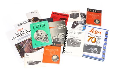 Lot 818 - A Collection of Leica Equipment Books