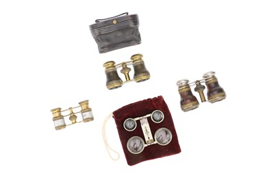 Lot 732 - Four Pairs of Opera Glasses