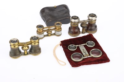 Lot 732 - Four Pairs of Opera Glasses