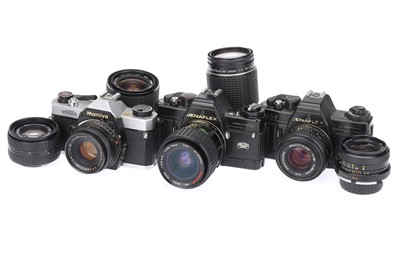 Lot 268 - A Selection of 35mm Cameras & Lenses