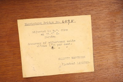 Lot 682 - Collection of Early Electrical Test Equipment