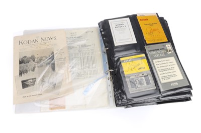 Lot 816 - A Collection of Kodak Retina Camera Instruction Manuals