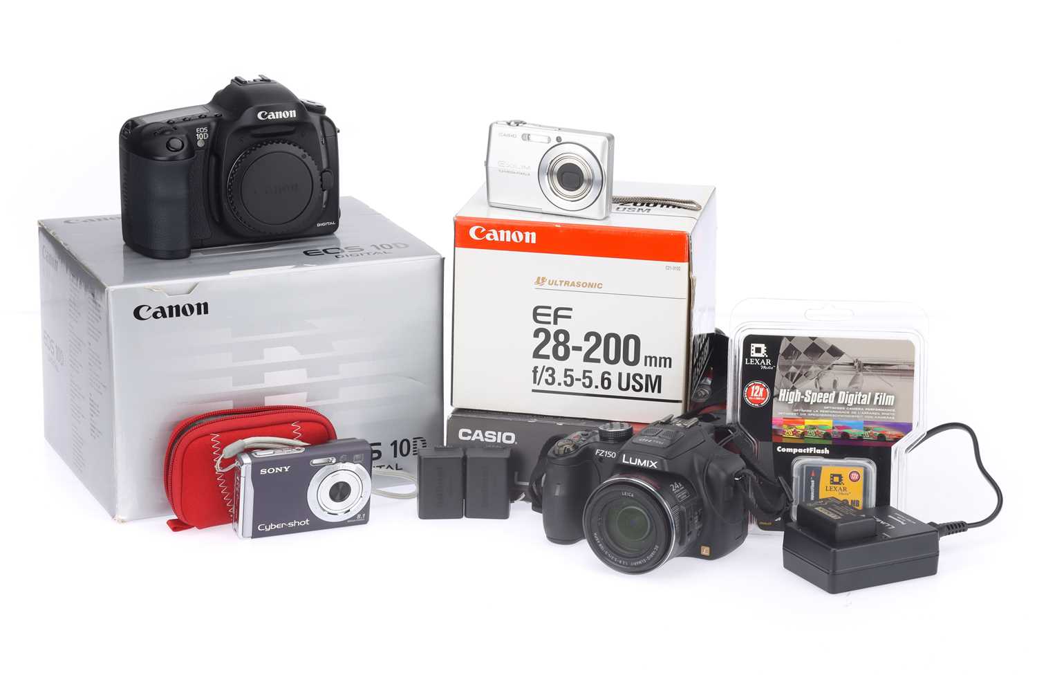 Lot 407 - Four Digital Cameras