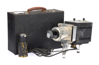 Lot 846 - An Ensign Optiscope Magic Lantern