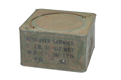 Lot 796 - A W. B. Co. Biscuits: Service Sealed Biscuit Tin