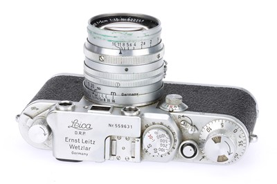 Lot 56 - A Leica IIIf Rangefinder Camera
