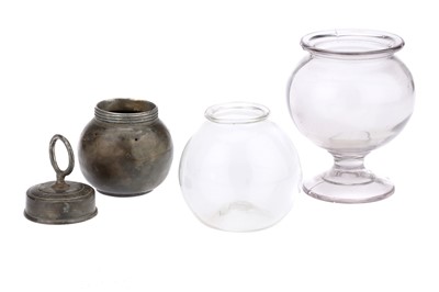 Lot 89 - Three Antique Leech Jars