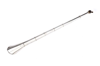 Lot 134 - A Fine Silver Plate Telescopic Ear Trumpet