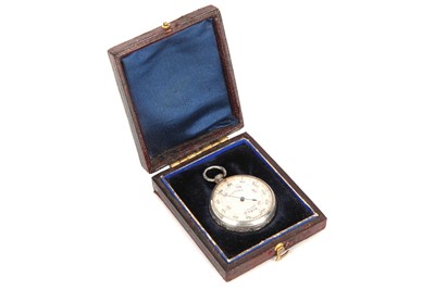 Lot 85 - A Silver Cased Thermometer by Moritz Pillischer