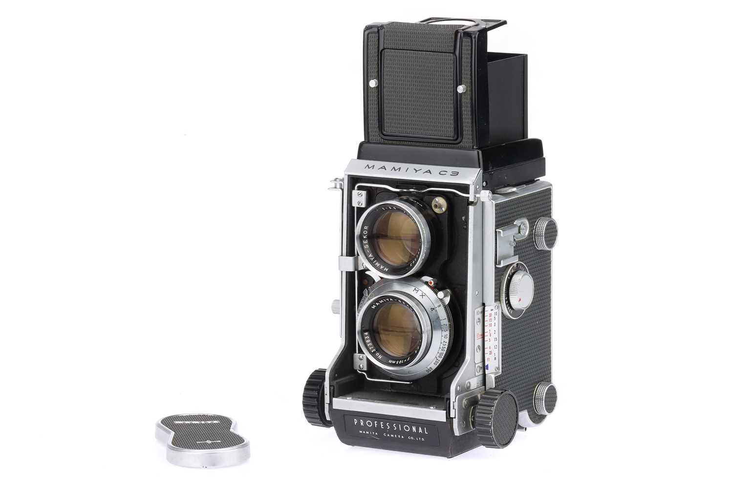 Lot 385 - A Mamiya C3 Professional 6 x 6cm TLR Camera