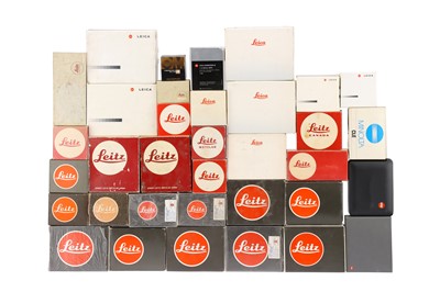 Lot 98 - A Good Selection of Empty Leica & Leitz Boxes