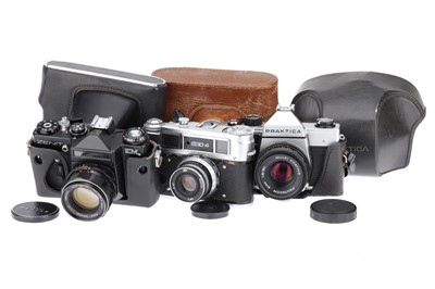 Lot 228 - A Selection of Three Eastern Bloc 35mm Film Cameras