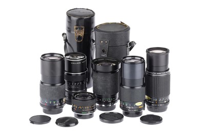 Lot 531 - A Collection of SLR Camera Lenses