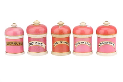 Lot 82 - Five Apothecary's Jars
