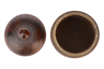 Lot 83 - An 18th Century Apothecary's Treen Cup and Cover
