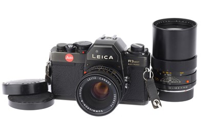 Lot 55 - A Leitz Portugal Leica R3 MOT Electronic SLR Camera