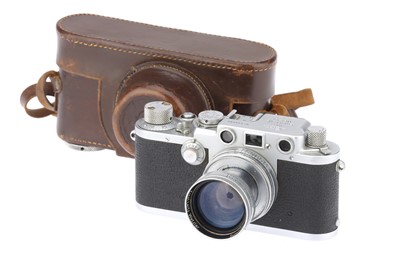 Lot 27 - A Leitz Wetzlar Leica IIIf Rangefinder Camera