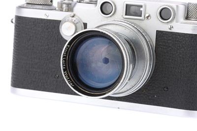 Lot 27 - A Leitz Wetzlar Leica IIIf Rangefinder Camera