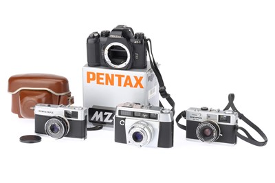 Lot 232 - A Selection of Four 35mm Film Cameras