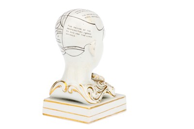 Lot 181 - A Bridges Phrenology Head Inkwell