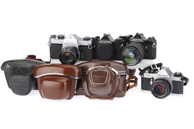 Lot 320 - A Selection of Pentax 35mm SLR Cameras