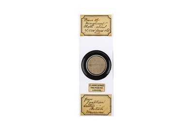 Lot 259 - Clark & Page, unusual Microscope Slides of Mummy Cloth