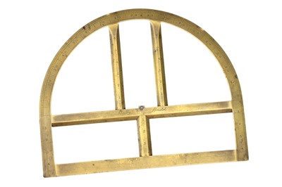 Lot 228 - A Very Unusual Protractor by Beilby of Bristol